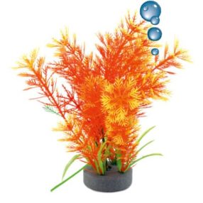 Akváriumi műnövény levegőporlasztóval 0F14