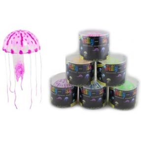 Medúza lebegő szilikon dekoráció - 8 cm