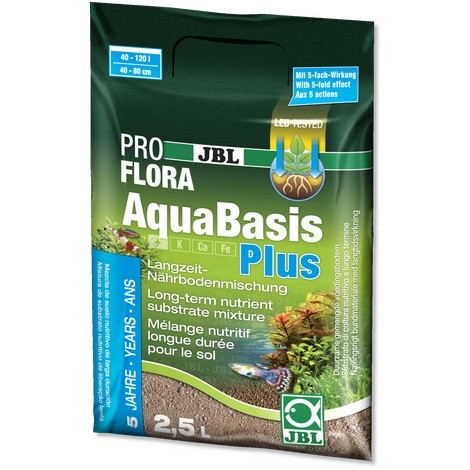 JBL PROFLORA Aquabasis Plus akvárium növény táptalaj - 2,5 liter