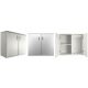 LENO 10040D Szögletes kétajtós akvárium bútor 100x40x70cm - Fehér
