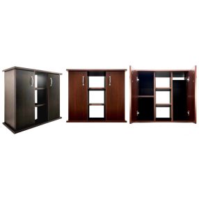   LENO 15050H Szögletes H akvárium bútor 150x50x70cm + MEREVÍTÉSEK - Wenge