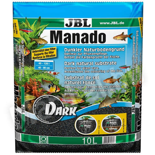 Jbl Manado Dark akvárium aljzat növényeknek - 10 liter