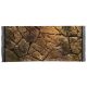 Vékony sziklafal 3D-s domború háttér akváriumba, terráriumba - 60x30 cm