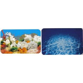 Háttér poszter CORALL/BLUE 9029/9063 - 150x60 cm