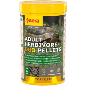   Sera Tortoise Adult Herbivore Duo Pellets felnőtt növényevő teknős eleség 250ml (80g)