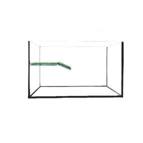 KONI 128 literes teknős akvárium (80x40x40 cm) polifoammal