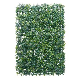   VerdeDeco Buxus zöldfal, növényfal panel, műanyag természetes hatású