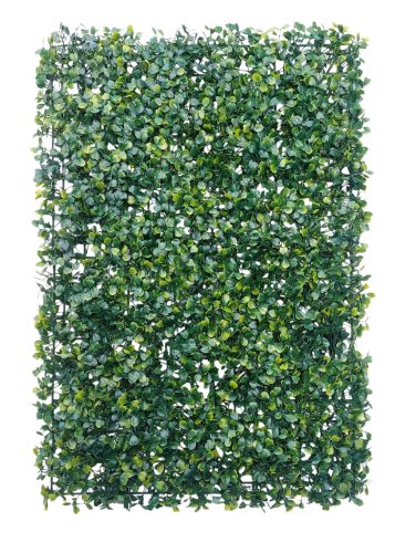 VerdeDeco Buxus zöldfal, növényfal panel, műanyag természetes hatású