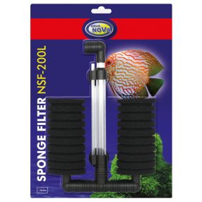   Aqua Nova tapadókorongos szivacsszűrő dupla 120-200 literig