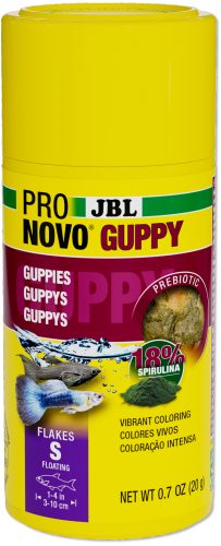 JBL ProNovo Guppy Flakes S lemezes díszhaleleség - 100ml