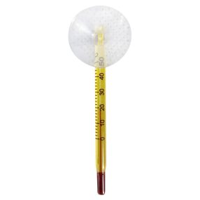 Hőmérő üveg sárga - nano akváriumba