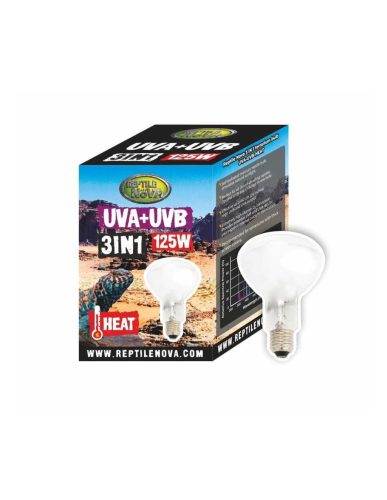 Reptile Nova UVA+UVB 3 az 1-ben terrárium izzó 125W