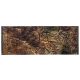 Vékony sziklafal 3D-s domború háttér akváriumba, terráriumba - 120x50 cm