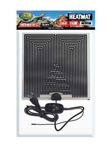 Reptile Nova Thermo T400 terráriumi fűtőlap digitális termosztáttal – 14W (28x28 cm)
