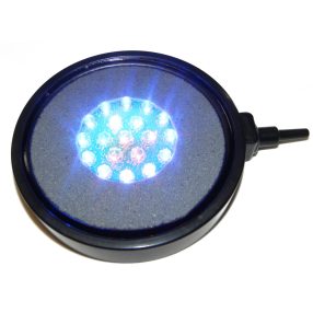 Kerek akvárium LED világítás levegőporlasztóval 10,5cm