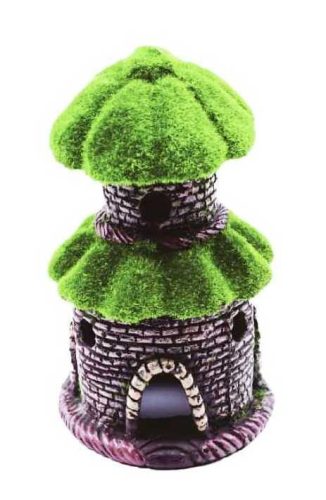 Mohatetős toronyház akvárium dekoráció