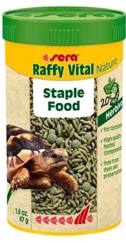 Sera Raffy Vital Nature teknős eleség növényevőknek 250ml (47g)