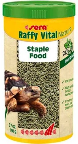 Sera Raffy Vital Nature teknős eleség növényevőknek 1 liter (190g)