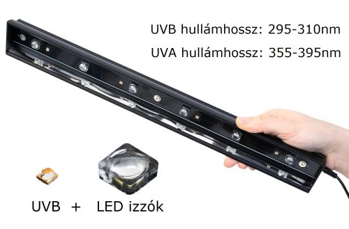 Giangarden programozható terráriumi világítás UVB+UVA LED 7W - 40cm