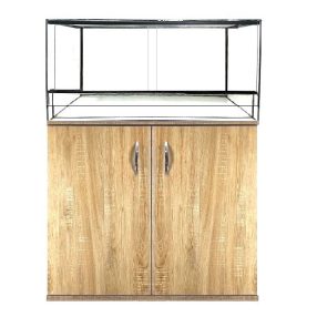   KONI terrárium szett 60x30x30 cm – Sonoma kétajtós bútorral 