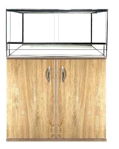 KONI terrárium szett 60x30x30 cm – Sonoma kétajtós bútorral 