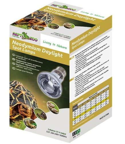 Repti-Zoo Neodymium Daylight Spot melegítő UVA terrárium izzó - 60W E27