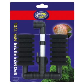   Aqua Nova tapadókorongos szivacsszűrő dupla 60-120 literig