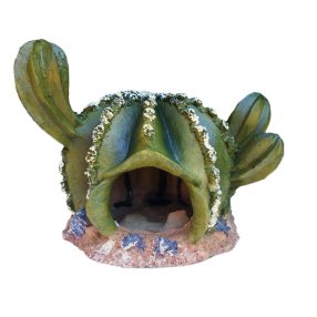Kaktusz kunyhó akvárium / terrárium dekoráció