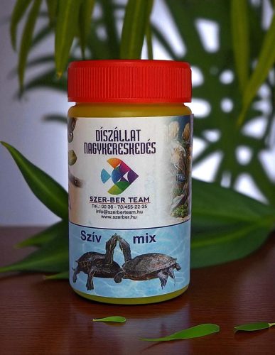 Szív-mix teknős eleség 150ml