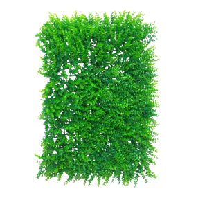   VerdeDeco Buxus hosszú levelű zöldfal, növényfal panel, műanyag természetes hatású