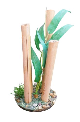 Bambusz terrárium dekoráció M