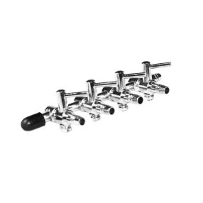 Csapos levegőelosztó fém 4 ágú (4/6mm)