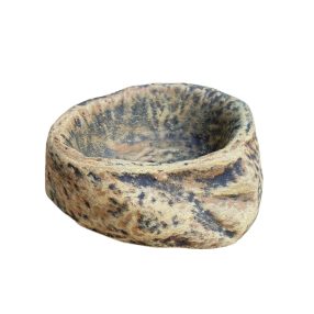 Kerámia tál, medence terráriumba - barna színben