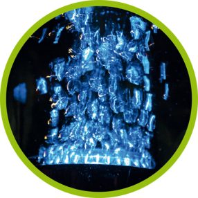   Bubble Air Spot akvárium LED világítás levegőporlasztóval 1W Kék