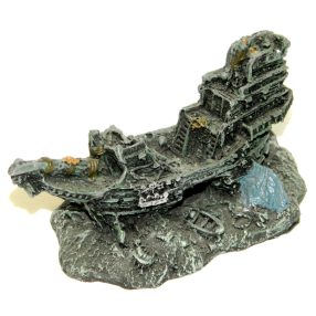 Hajó roncs akvárium dekoráció 11cm