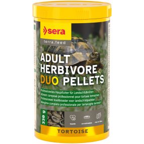  Sera Tortoise Adult Herbivore Duo Pellets felnőtt növényevő teknős eleség 1 liter (330g)