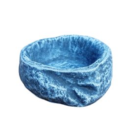 Kerámia tál, medence terráriumba - szürke színben