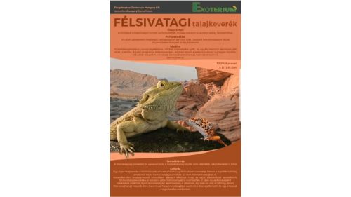 Exoterium félsivatagi talajkeverék hüllőknek 5 literes kiszerelésben