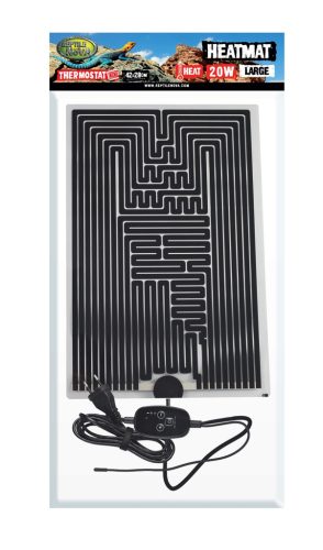 Reptile Nova Thermo T600 terráriumi fűtőlap digitális termosztáttal – 20W (28x48 cm)