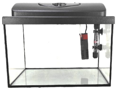 KONI 72 literes szögletes akvárium szett polifoammal szűrővel és fűtővel, LED-es