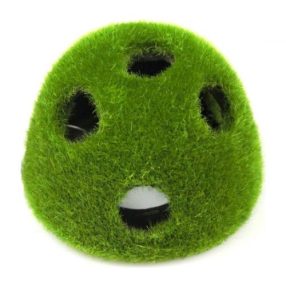 Műfüves lyukacsos garnéla bújó - Kicsi 7x6 cm