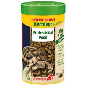   Sera Reptil Professional Herbivor Nature szárazföldi teknős és leguán eleség 250ml (80g)